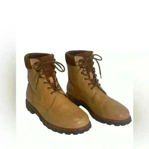 Ludwig Reiter Men’s Tan Light Brown Leather And Suede Ankle Boots 44/ 10- 10.5